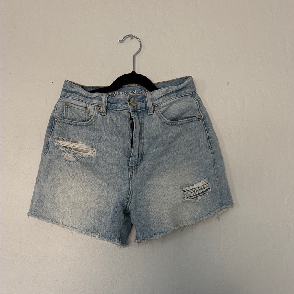 Denim Shorts Light Wash American Eagle